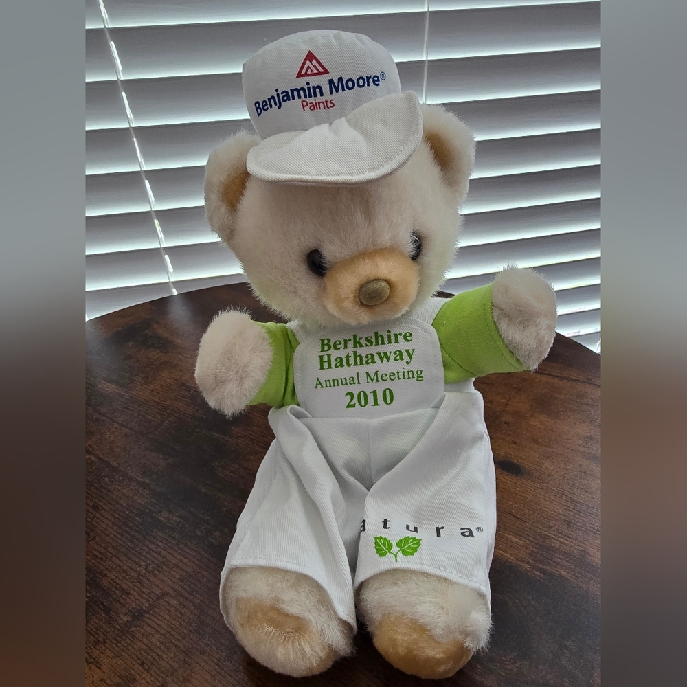 Benjamin Moore Stuffed Painter Teddy Bear